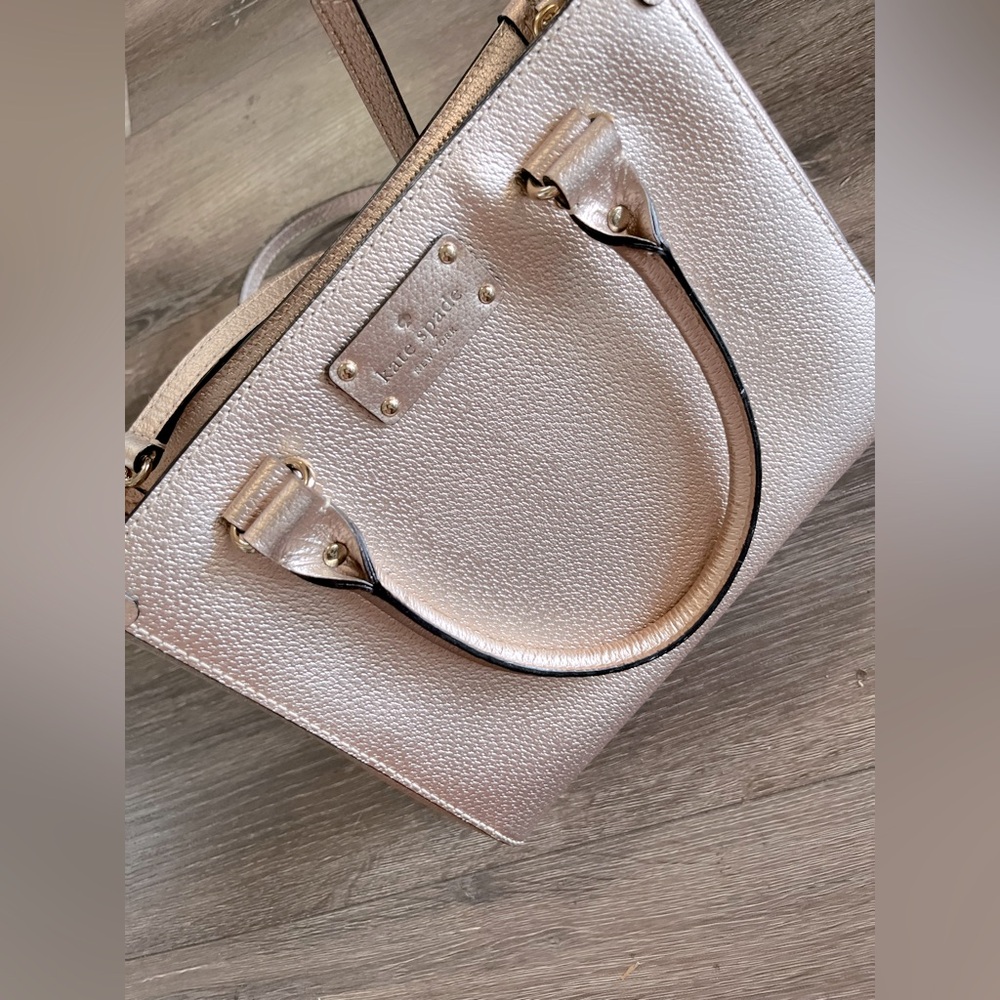 Kate Spade Rose Gold Mesh Handbag - Picture 7 of 15